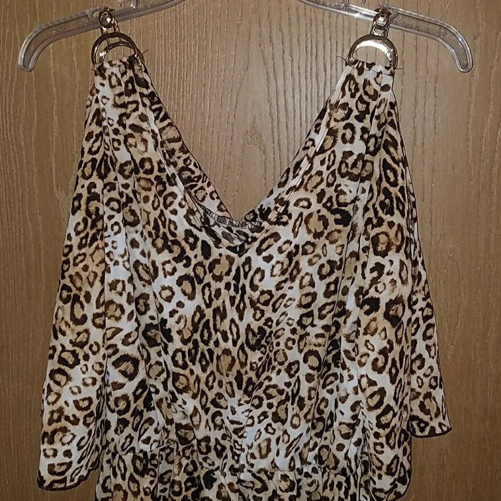 NY & CO brand new with tags cheetah shirt